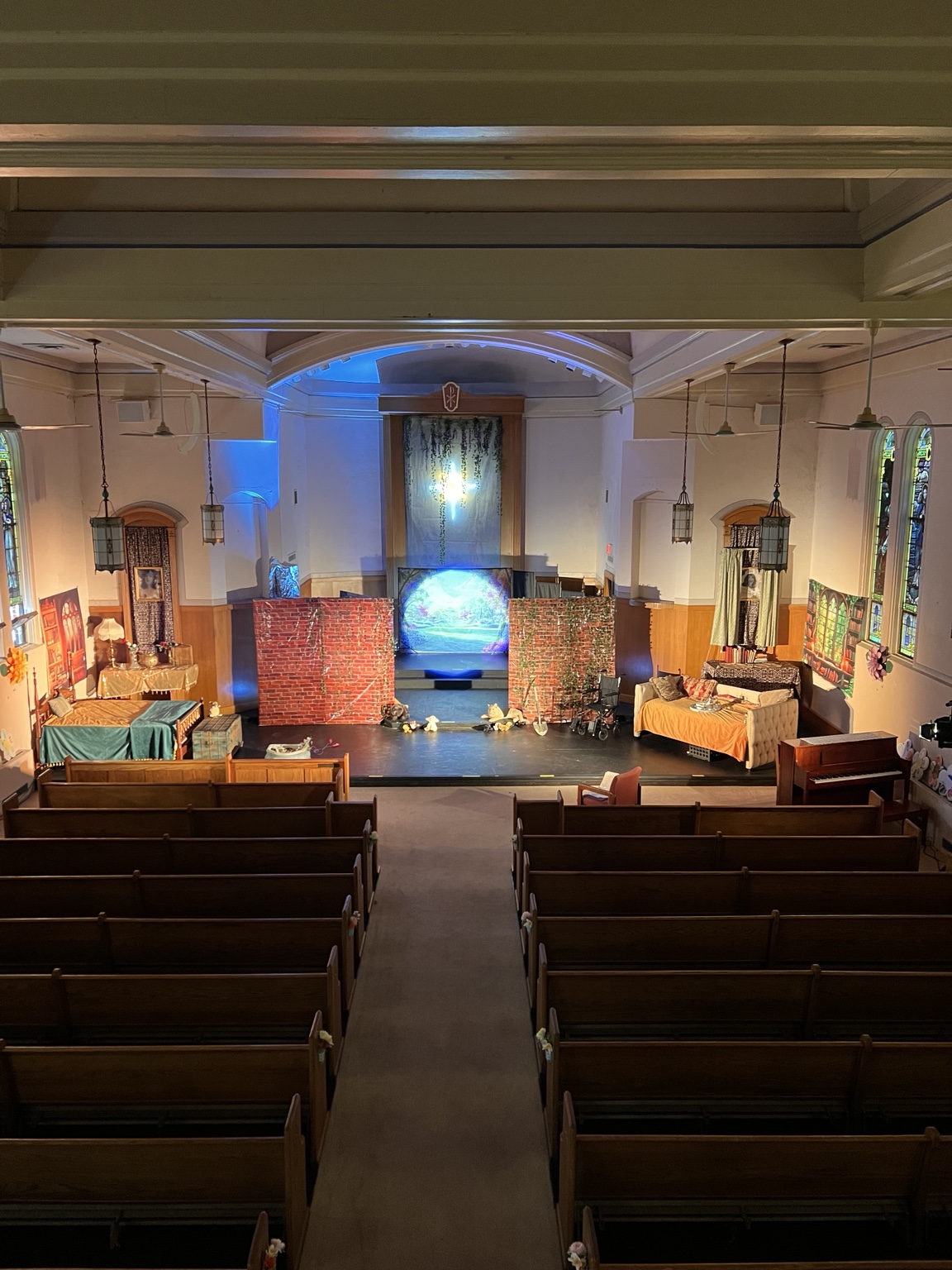 The Secret Garden set in Catherine Kelly Auditorium